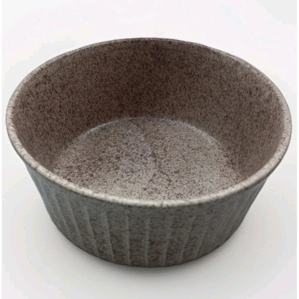 Vintage‎ 1970s Ennis Ovenware 3qt Casserole Dish Ribbed Textured Grandmacore
